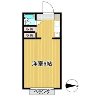 コーポタカハタ【2階】の間取り