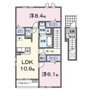 ソラティオ【2階】の間取り