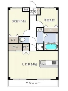 ロイヤルレジデンス【1階】の間取り