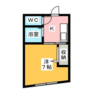 メゾンソレイユ【2階】の間取り