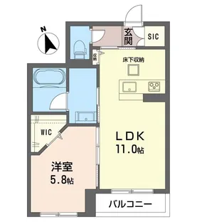 ファヴォーレ【1階】の間取り