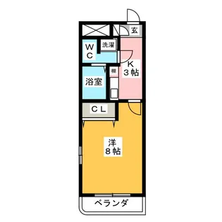 グランドール一宮【2階】の間取り