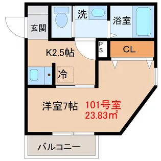 グラウハイム【1階】の間取り