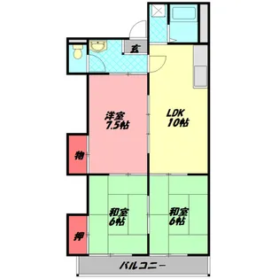 雅マンション【4階】の間取り
