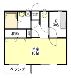 コーポNB【2階】の間取り
