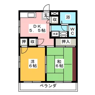 ロイヤル楓【2階】の間取り