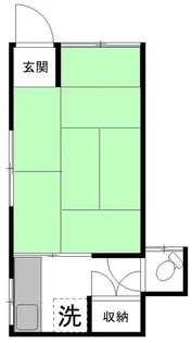 東蒲田ハイツ【1階】の間取り