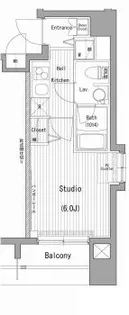 ガーラ・グランディ横濱桜木町【6階】の間取り