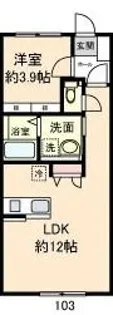 ODIN【1階】の間取り