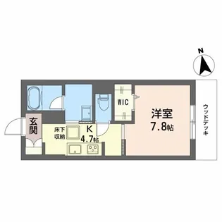 KIコーポレーション玉姓町【1階】の間取り