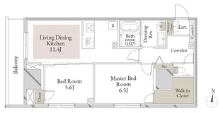 スカイテラス南大塚【5階】の間取り