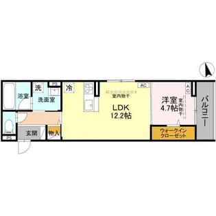 エルミネット【2階】の間取り