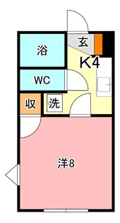 アルカディア総社【2階】の間取り