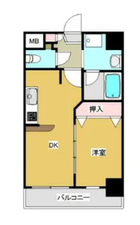 プレジール船橋本町【6階】の間取り