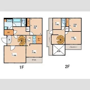 レキシントン【1階】の間取り
