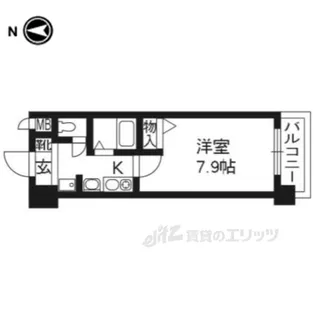 プレサンス京大南【2階】の間取り