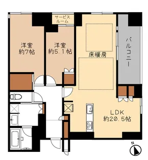 BELISTA大津駅前【9階】の間取り