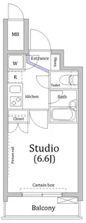 グラーサ銀座EAST(グラーサ銀座イースト)【5階】の間取り