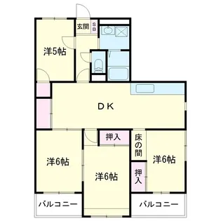 ハウズ【1階】の間取り