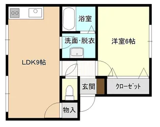 ビバライフ下条【1階】の間取り