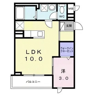 サイネリアII【2階】の間取り