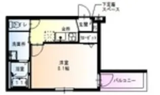 フジパレス堺鳳中VI番館【1階】の間取り