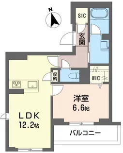 グランレール【4階】の間取り
