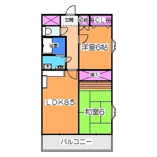 ソファイン深井【5階】の間取り
