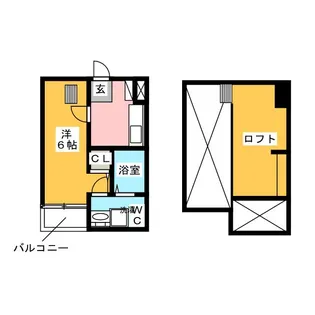 tres五女子【1階】の間取り