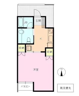 サンディハイツ鶴賀【2階】の間取り