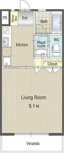 U・TOPIA44【3階】の間取り