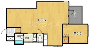 ギャレ緑橋【8階】の間取り