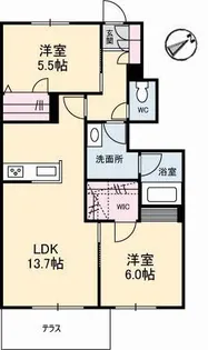 ドルモベーネ【1階】の間取り