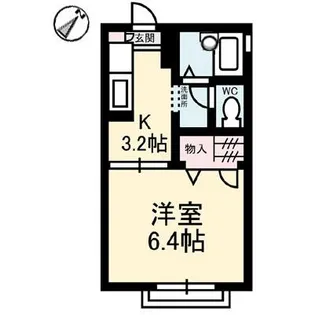 メゾン亜里奈II【2階】の間取り