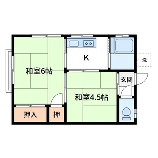 第一橋本荘【1階】の間取り
