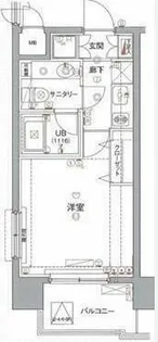 アクロス新宿【8階】の間取り