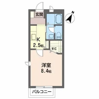 コートヒルズ【2階】の間取り