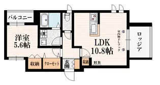 テラス代々木【2階】の間取り