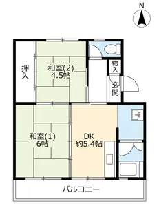 UR桜丘【5階】の間取り