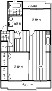 ブラウンハイツ【1階】の間取り