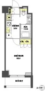 プライムメゾン西早稲田【1階】の間取り