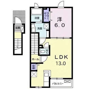 ハミングバード【2階】の間取り