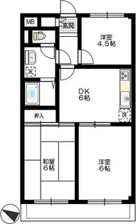 エトワールモリ【3階】の間取り