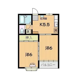 コーポ兼平【2階】の間取り