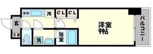 スプランディッド淀屋橋DUE【11階】の間取り