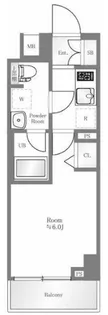 AXAS洗足池【3階】の間取り
