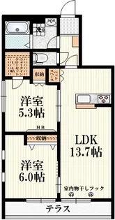 メゾン ド シャルマン【1階】の間取り