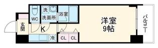 スプランディッド淀屋橋DUE【11階】の間取り