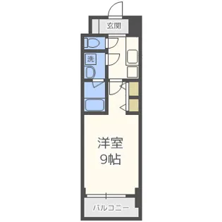 スプランディッド淀屋橋DUE【5階】の間取り