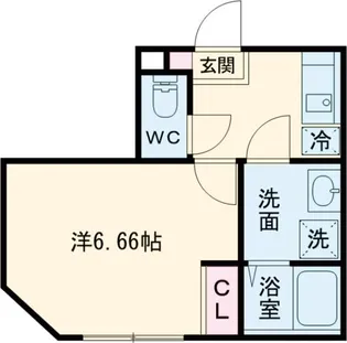 カインドネス西瑞江【1階】の間取り